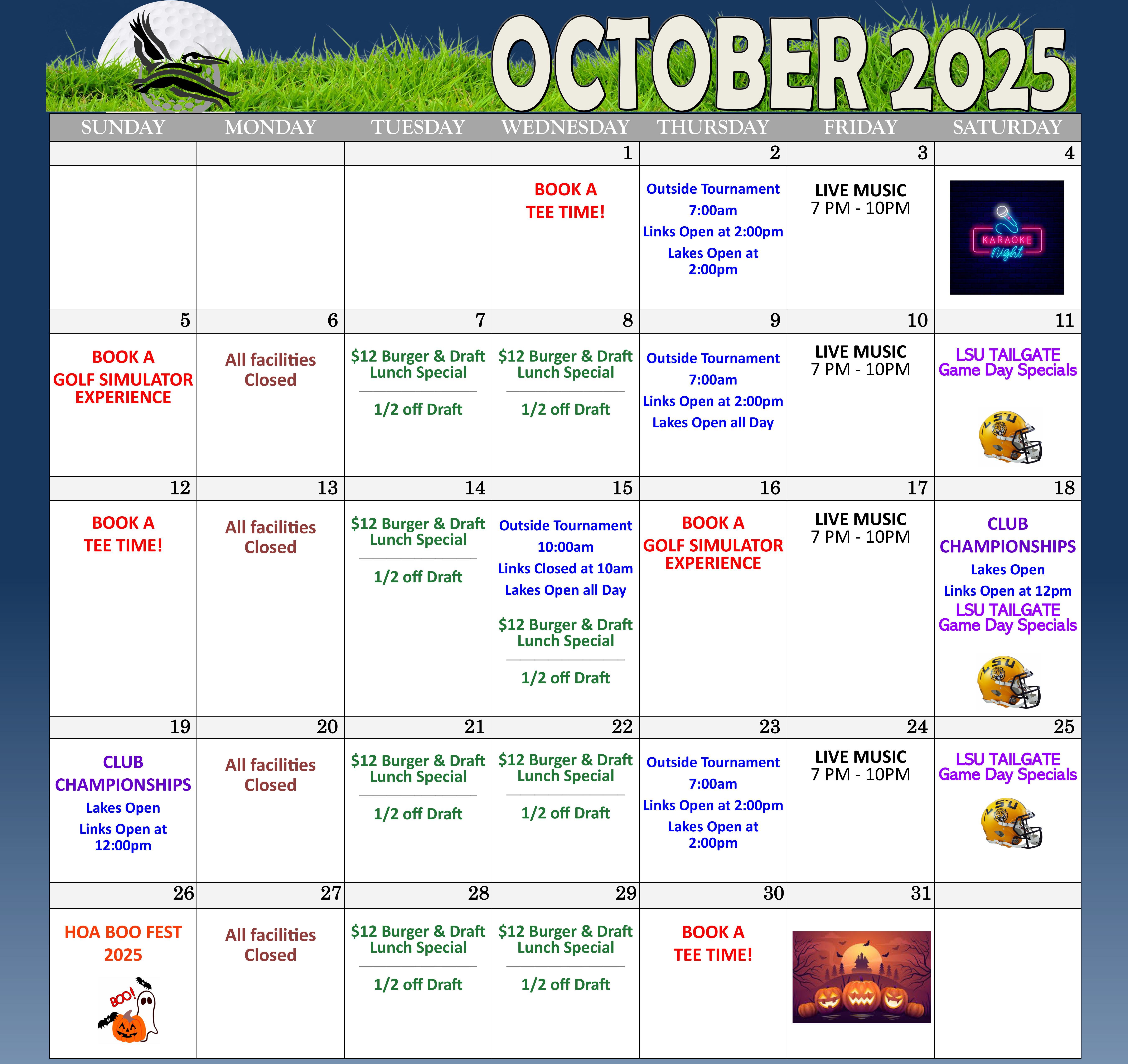 2025 October Calendar 1