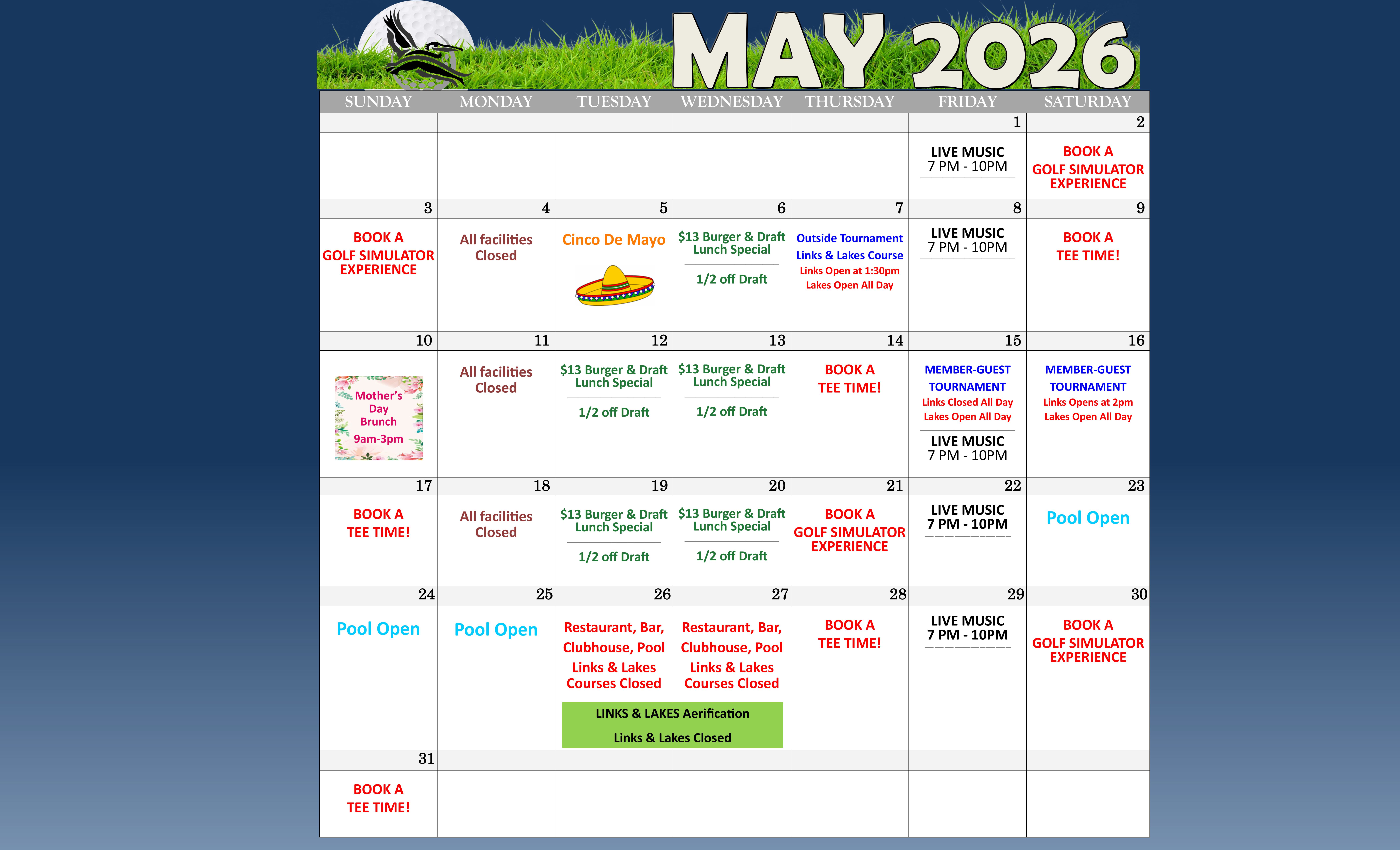 2026 May Calendar